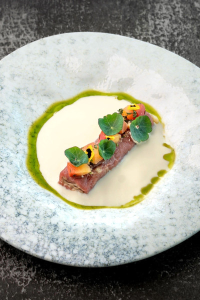 Degustační 5 chodové menu Ondřeje Slaniny s vinným párováním